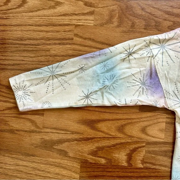 Disney Girls Medium 7-8 Spirit Jersey Sweatshirt Disneyland 100 Glitter EUC! - Picture 7 of 12